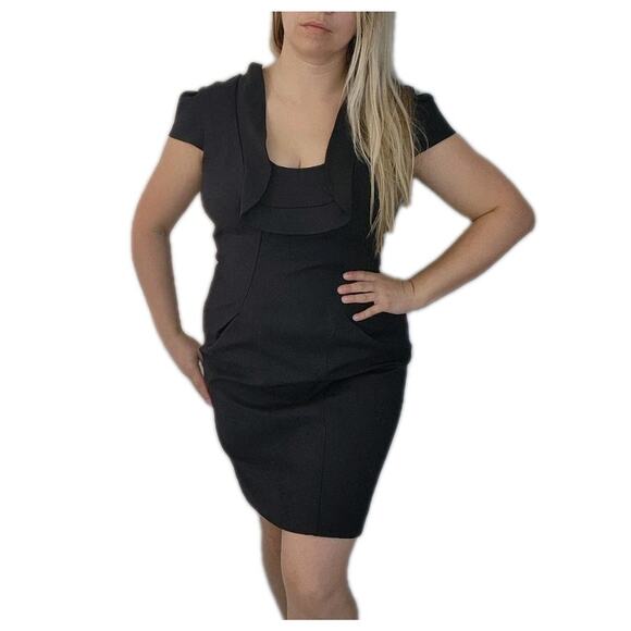 Andy The Anh Womens Mini Dress Bodycon Dress Black Size 10 Black Widow Classic - Picture 2 of 11
